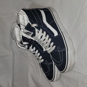 Vans SK8 HI Skateboarding Shoes Parisian Night/True White Sneakers Womens size 6